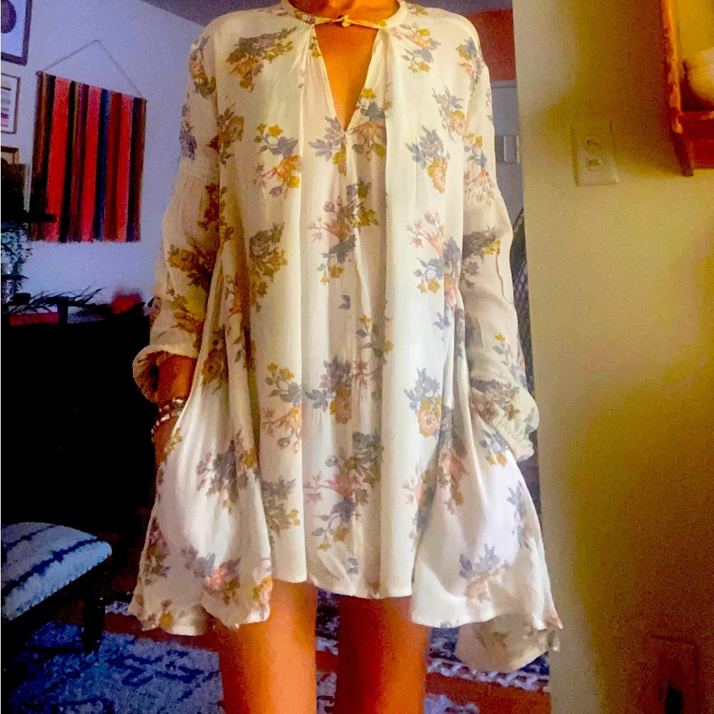 Free People Flowy Blouse